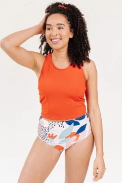 Persimmon Racer-Back Crop Top -Layer Outfit 28535187374265 4