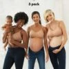 3-Pack Seamless Clip Down Maternity & Nursing Bra- Nude 2 3-Pack Seamless Clip Down Maternity & Nursing Bra- Nude -Layer Outfit 28545899462792 1