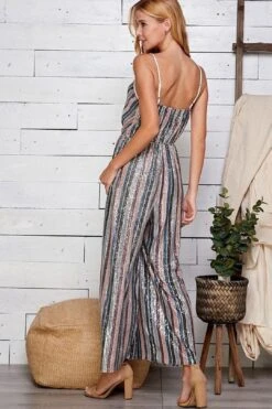Starr Stripe Jumpsuit FINAL SALE -Layer Outfit 28554640130147 4