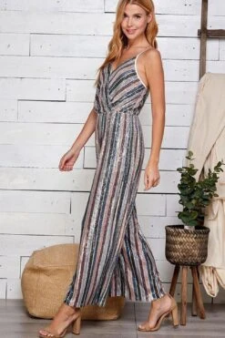 Starr Stripe Jumpsuit FINAL SALE -Layer Outfit 28554640228451 2