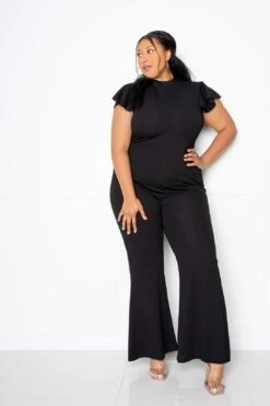 Ruffle Sleeve Jumpsuit 11 Ruffle Sleeve Jumpsuit -Layer Outfit 28572425420918 4
