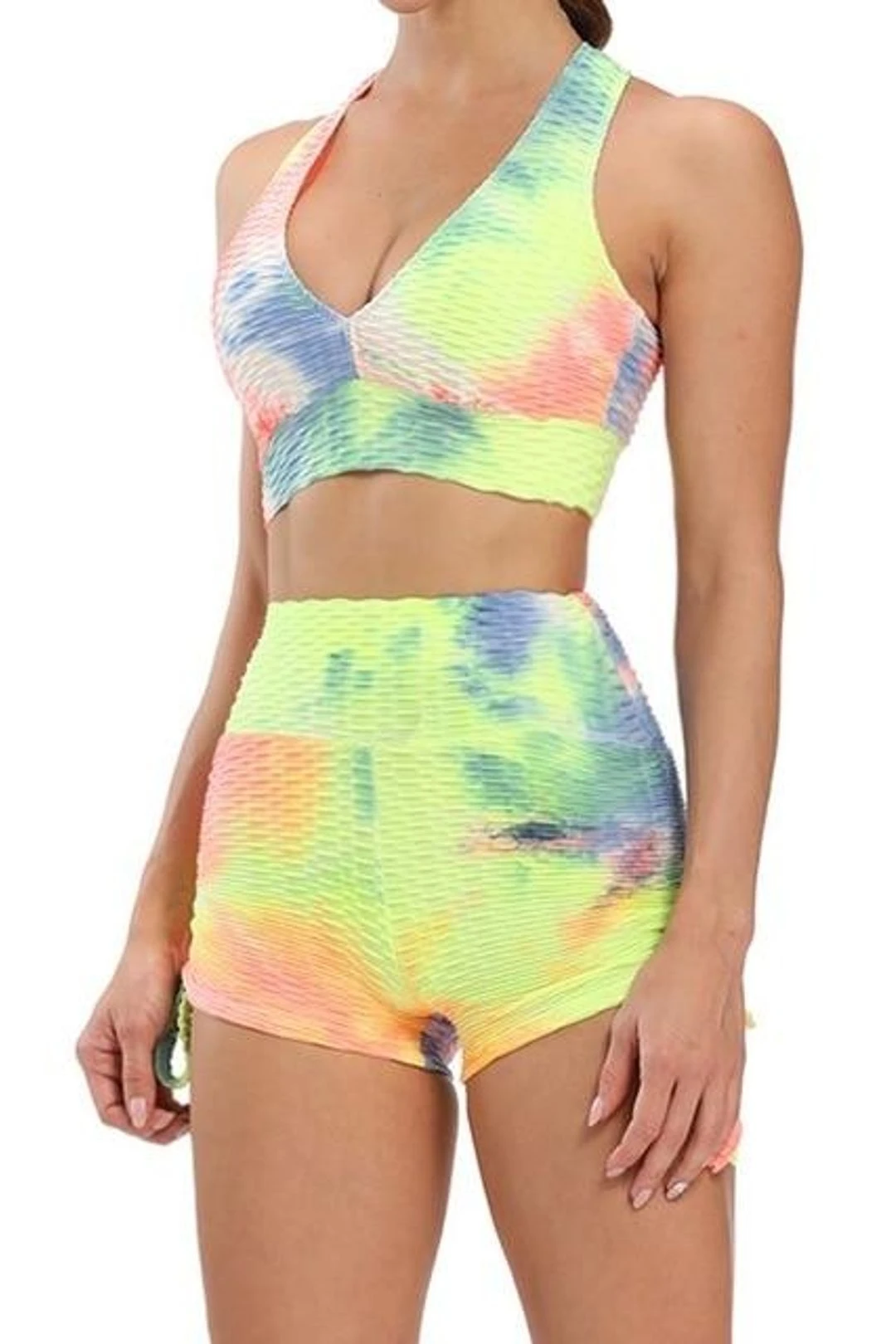 Women Anti-Cellulite Scrunch Shorts And Bra Sets 6 Women Anti-Cellulite Scrunch Shorts And Bra Sets - Image 4