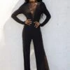 Izzie Jumpsuit - Black -Layer Outfit 28602880000131 1