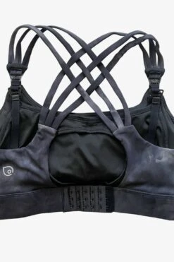 Chloé 4 Running Nursing & Pumping Sports Bra (Black Cloud) -Layer Outfit 28615340785782 3