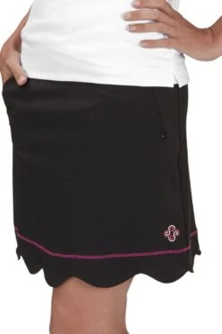 Womens "Birdie" Golf Skirt (Black)