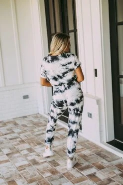 Emmy Tie Dye Jogger Jumpsuit -Layer Outfit 28720276439109 5