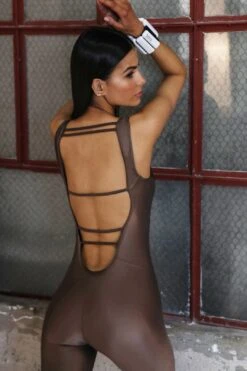 Jet Infinity Jumpsuit - Cafe -Layer Outfit 28722686427210 3