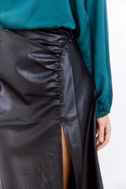 Kailin Leather Midi Skirt 7 Kailin Leather Midi Skirt -Layer Outfit 28737755185210 3