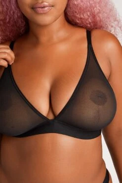 Sieve Triangle Bra In Black And In Buff And In Slate (3 Pack) -Layer Outfit 28763256619185 5