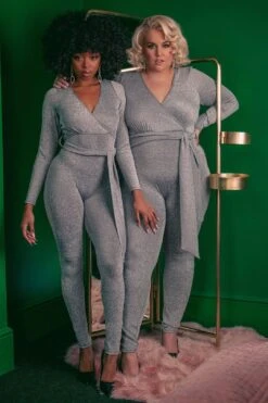 Farouz Silver Disco Jumpsuit -Layer Outfit 28764848422960 3