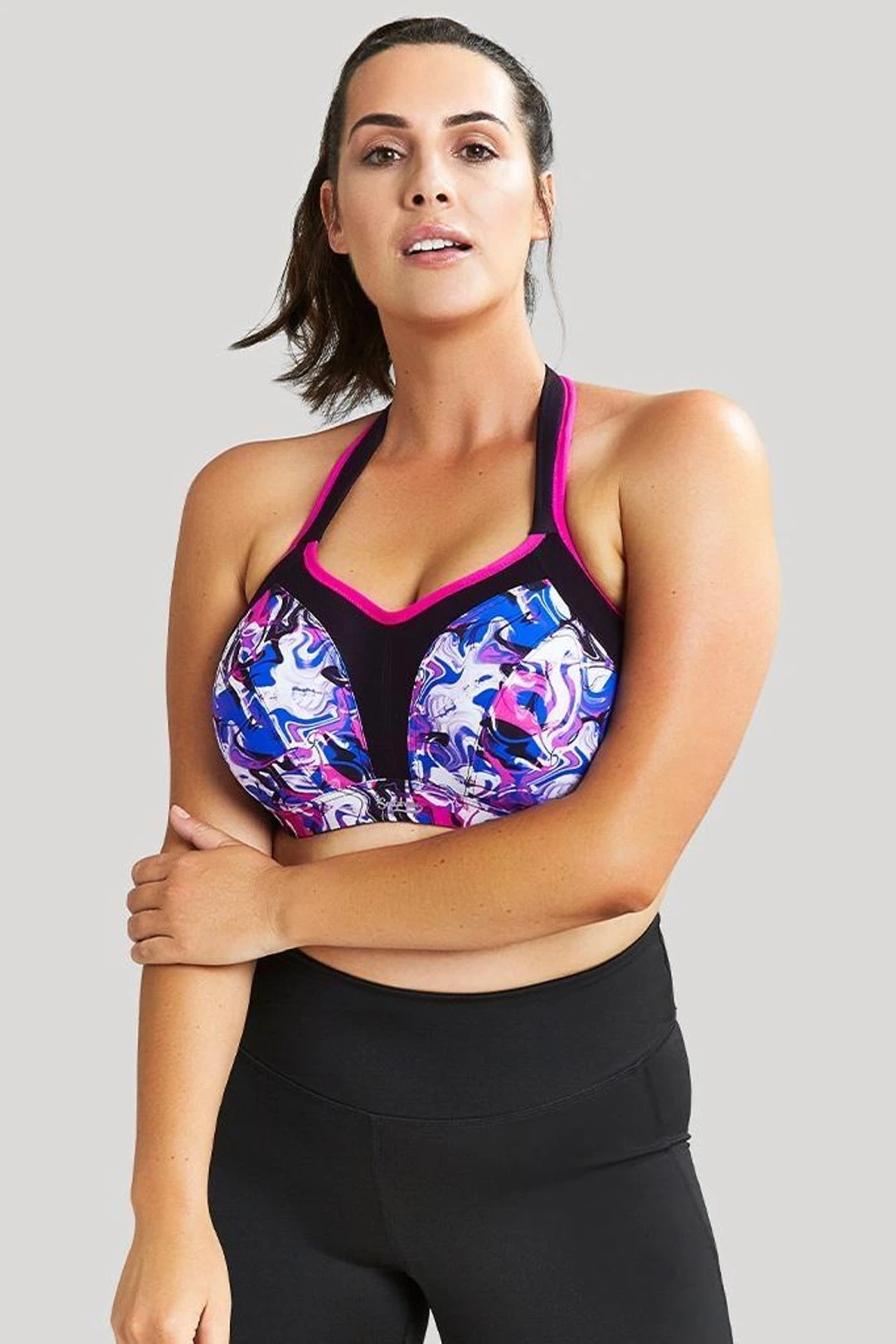 Panache Non Padded Sports Bra Liquid Waves 3 Panache Non Padded Sports Bra Liquid Waves