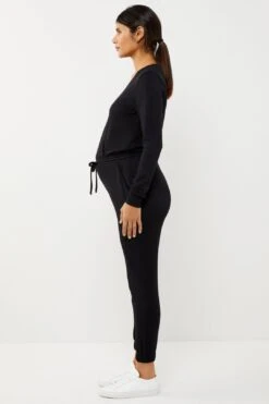 Beyond Yoga Fleece Overlapping Maternity Jumpsuit -Layer Outfit 28778152099975 5
