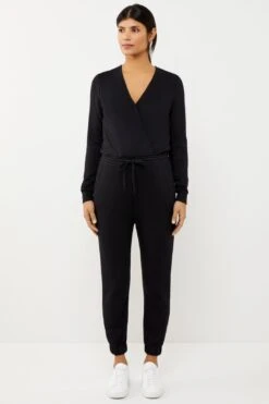 Beyond Yoga Fleece Overlapping Maternity Jumpsuit -Layer Outfit 28778152231047 3