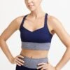 My Heart Is Sweet Sports Bra In Admiral Navy