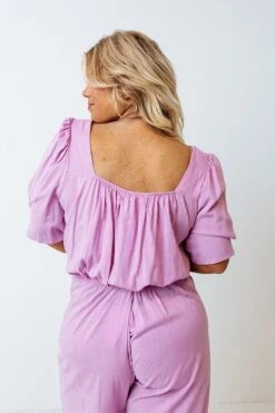 Instantly Impressed Crop Top In Violet Curves -Layer Outfit 28783450423370 6