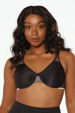 Bali® Passion Comfort Minimizer Underwire Bra -Layer Outfit 28783846588550 7