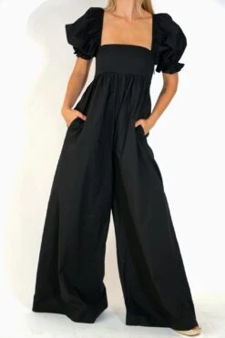 The Hamptons Jumpsuit In Caviar 16 The Hamptons Jumpsuit In Caviar -Layer Outfit 28784576495687 5