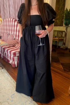 The Hamptons Jumpsuit In Caviar 21 The Hamptons Jumpsuit In Caviar -Layer Outfit 28784626335815 10