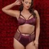 Madame X Dark Cherry Plunge Curve Bra -Layer Outfit 28797448978480 1