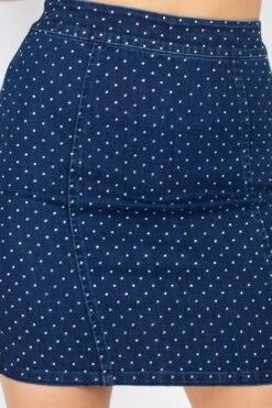 Stone Point Denim Cami Top & Skirts Set -Layer Outfit 28818296635471 20