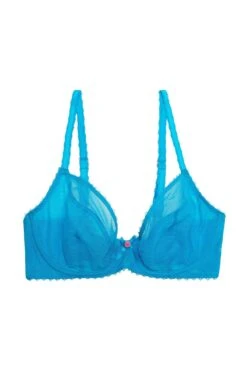 Grace Sky Blue Plunge Bra -Layer Outfit 28825740378160 5