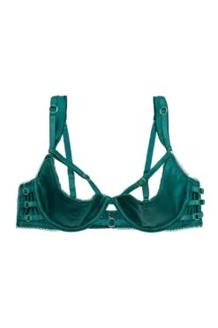 Ava 1/4 Cup Green Bra -Layer Outfit 28828863856688 10