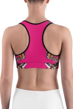Day Of The Dead - Butterflies Sports Bra -Layer Outfit 28843774771235 4
