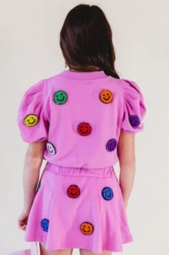 Queen Of Sparkles: 3D Smiley Poof Top -Layer Outfit 28855641374807 5