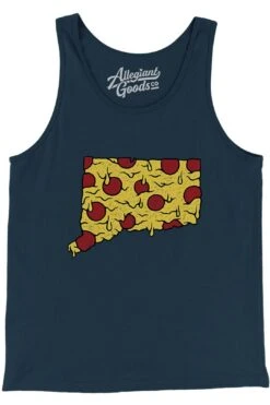 Connecticut Pizza State Men/Unisex Tank Top