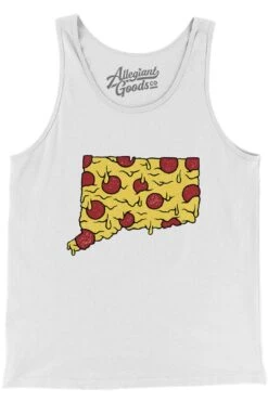 Connecticut Pizza State Men/Unisex Tank Top -Layer Outfit 28886339223636 4