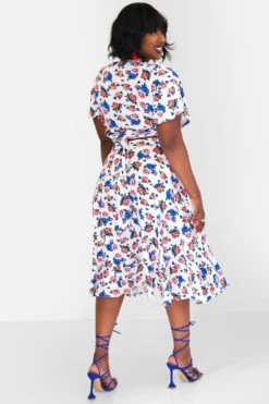 Andrea Floral Midi Skater Skirt W. Pockets -Layer Outfit 28895853707337 4