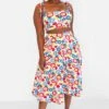 Get Together Floral Midi Skater Skirt W. Pockets -Layer Outfit 28896966869065 3