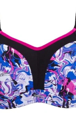 Panache Non Padded Sports Bra Liquid Waves 10 Panache Non Padded Sports Bra Liquid Waves -Layer Outfit 28899228778647 4