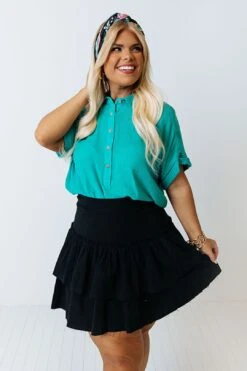 Exchanging Stories Skirt In Black Curves -Layer Outfit 28921380896842 6