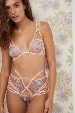 Euphoria Embroidered Underwire Bra -Layer Outfit 28923784036400 3