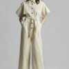 Prado Trench Jumpsuit - Sand -Layer Outfit 28951764238496 1