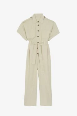 Prado Trench Jumpsuit - Sand -Layer Outfit 28951873388704 9