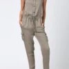Waist Drawstring Tencel Jumpsuit 1 Waist Drawstring Tencel Jumpsuit -Layer Outfit 28969681354934 1