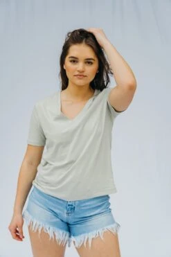 New Beginning V-Neck Top -Layer Outfit 28987307819160 5