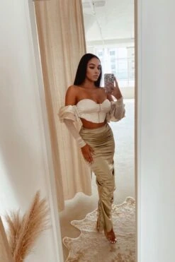 “ANGEL” Mesh Detailed Top