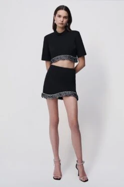 Dua Embellished Mini Skirt -Layer Outfit 29044497907810 2