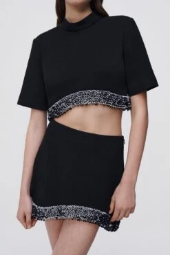 Dua Embellished Mini Skirt -Layer Outfit 29044498038882 3