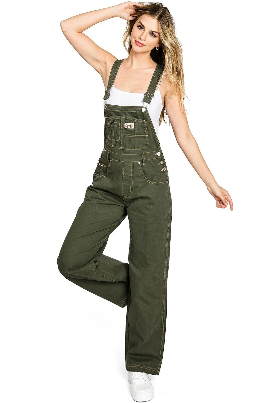 Lana Roux 90s Retro Revolt Utility Denim Twill Jumpsuit Overalls 3 Lana Roux 90s Retro Revolt Utility Denim Twill Jumpsuit Overalls