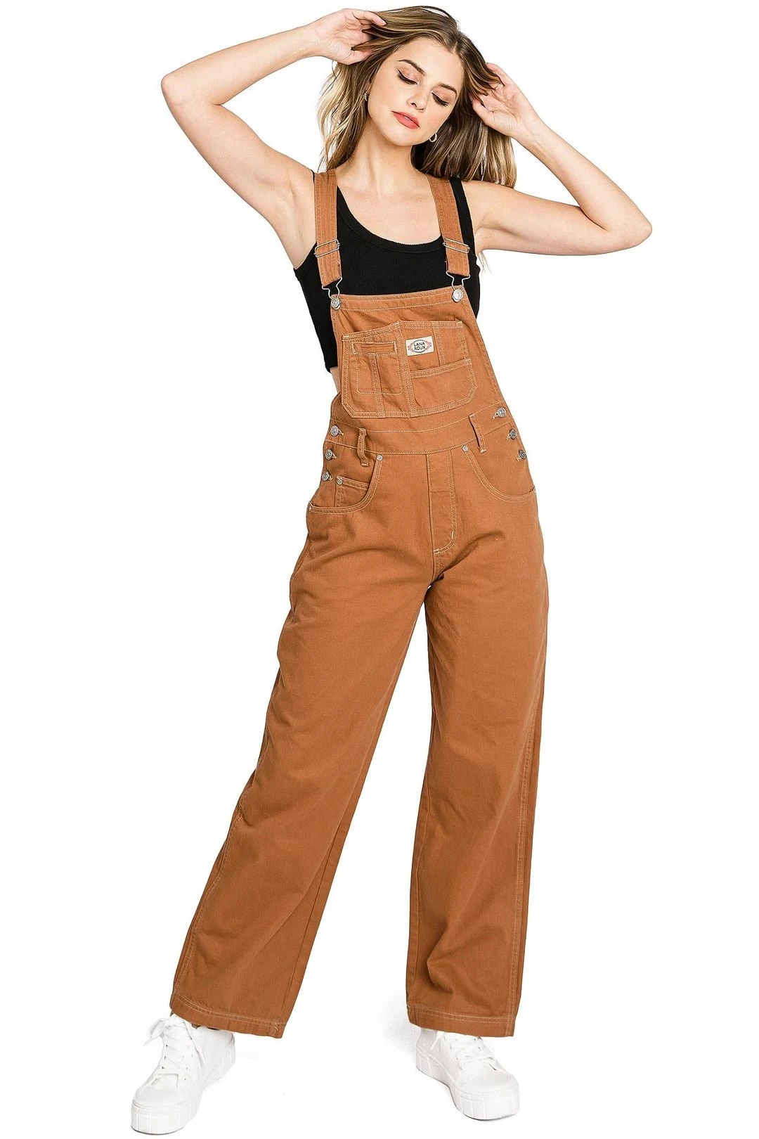 Lana Roux 90s Retro Revolt Utility Denim Twill Jumpsuit Overalls 10 Lana Roux 90s Retro Revolt Utility Denim Twill Jumpsuit Overalls - Image 8
