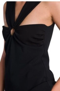 Stella McCartney Knit Keyhole Halter Top