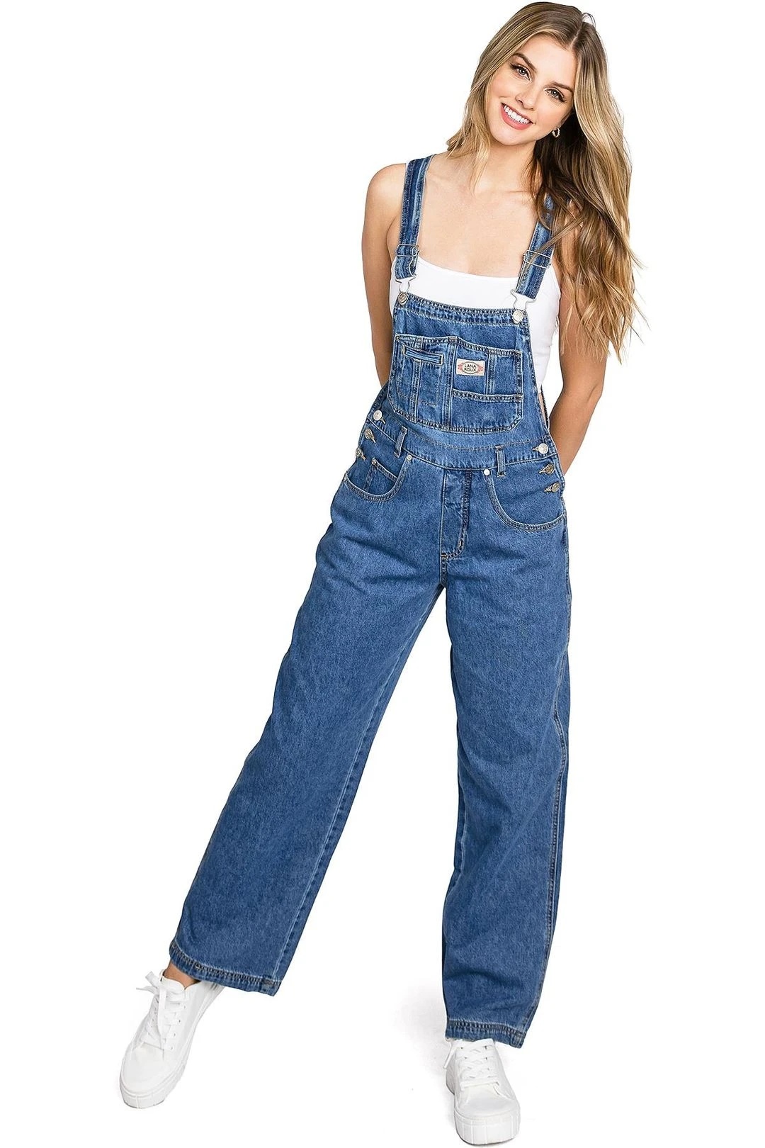 Lana Roux 90s Retro Revolt Utility Denim Twill Jumpsuit Overalls 17 Lana Roux 90s Retro Revolt Utility Denim Twill Jumpsuit Overalls - Image 15