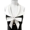 Saint Laurent Bow Backless Crop Top SS2022 -Layer Outfit 29149459841099 1