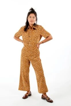 Saint Geraldine: Marrs Jumpsuit - Moffie Gold Ditsy Floral -Layer Outfit 29175701831789 5