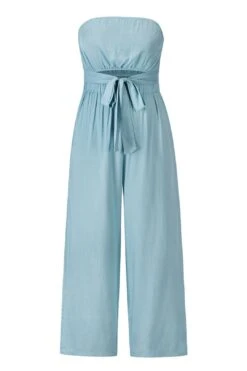 'Alexandra' Tube Top Tied Jumpsuit (4 Colors) -Layer Outfit 29180331982907 8