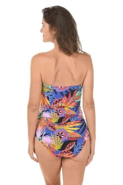 Night Safari Tie-Front Tankini Top -Layer Outfit 29182893686856 4